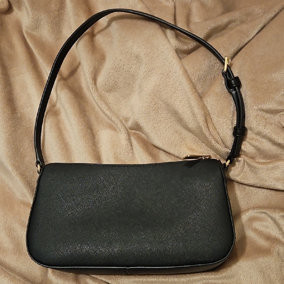 Michael Kors Black and Gold Studded Clutch - Picture 2 of 3